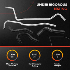 A-Premium power steering return hose view highlights complete assembly