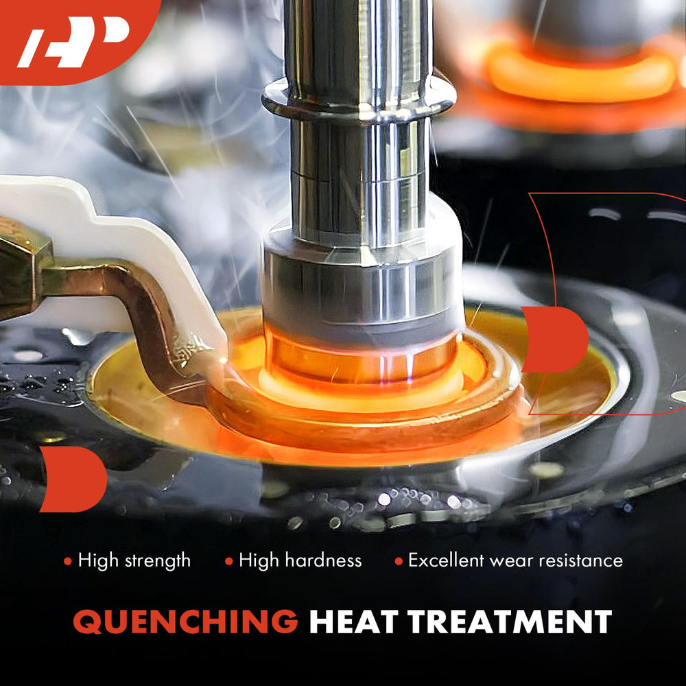 A-Premium pre-greased hub reduces installation time.