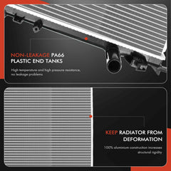 A-Premium radiator reference numbers displayed for easy cross-reference.