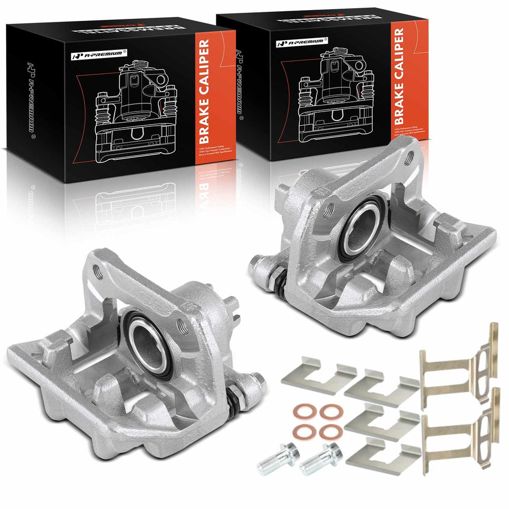 A-Premium rear brake caliper with bracket for Honda CR-V left side, secure mounting