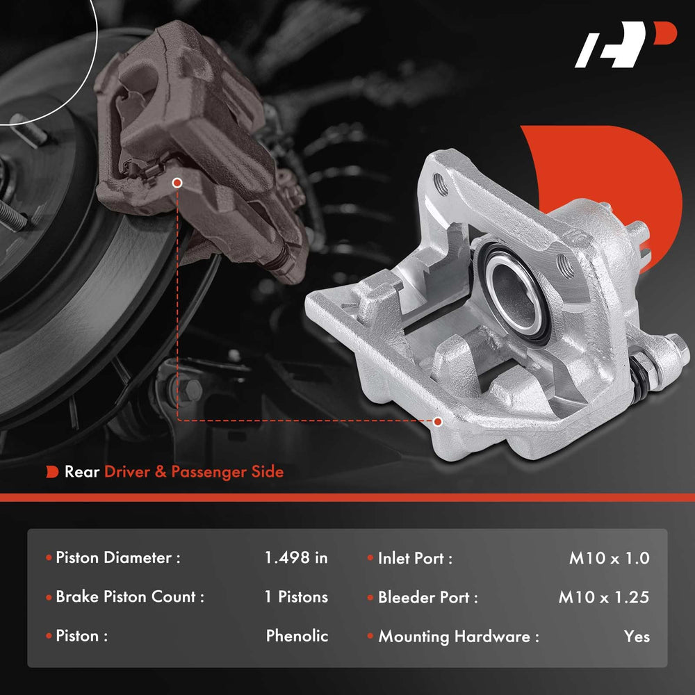 A-Premium rear brake caliper with bracket for Honda CR-V right side, reliable fit