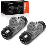 A-Premium rear-drum brake wheel cylinder, driver-side close-up showing reliable braking potential.