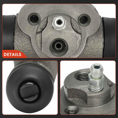 A-Premium rear drum brake wheel cylinder pressure-tested for safety and reliability