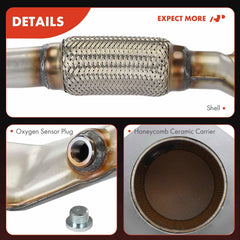 Rear-position exhaust component crafted for corrosion resistance.