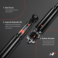A-Premium rear-left shock assembly for Chevrolet Silverado 2500 improves handling