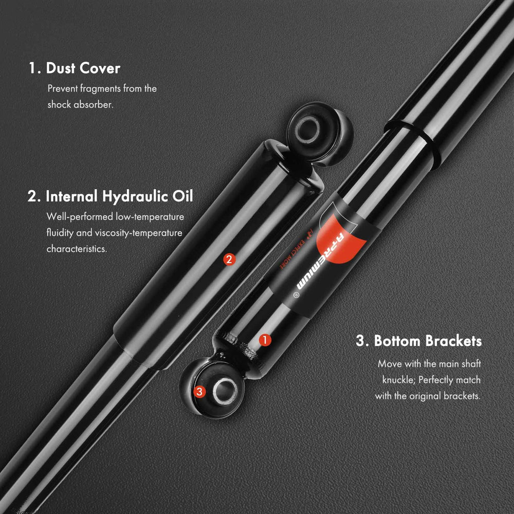 A-Premium rear shock absorber for Chrysler Town and Country 2001-2005 enhances control.