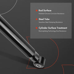 APremium rear shocks for Ram 2500 support heavier loads with steady stability