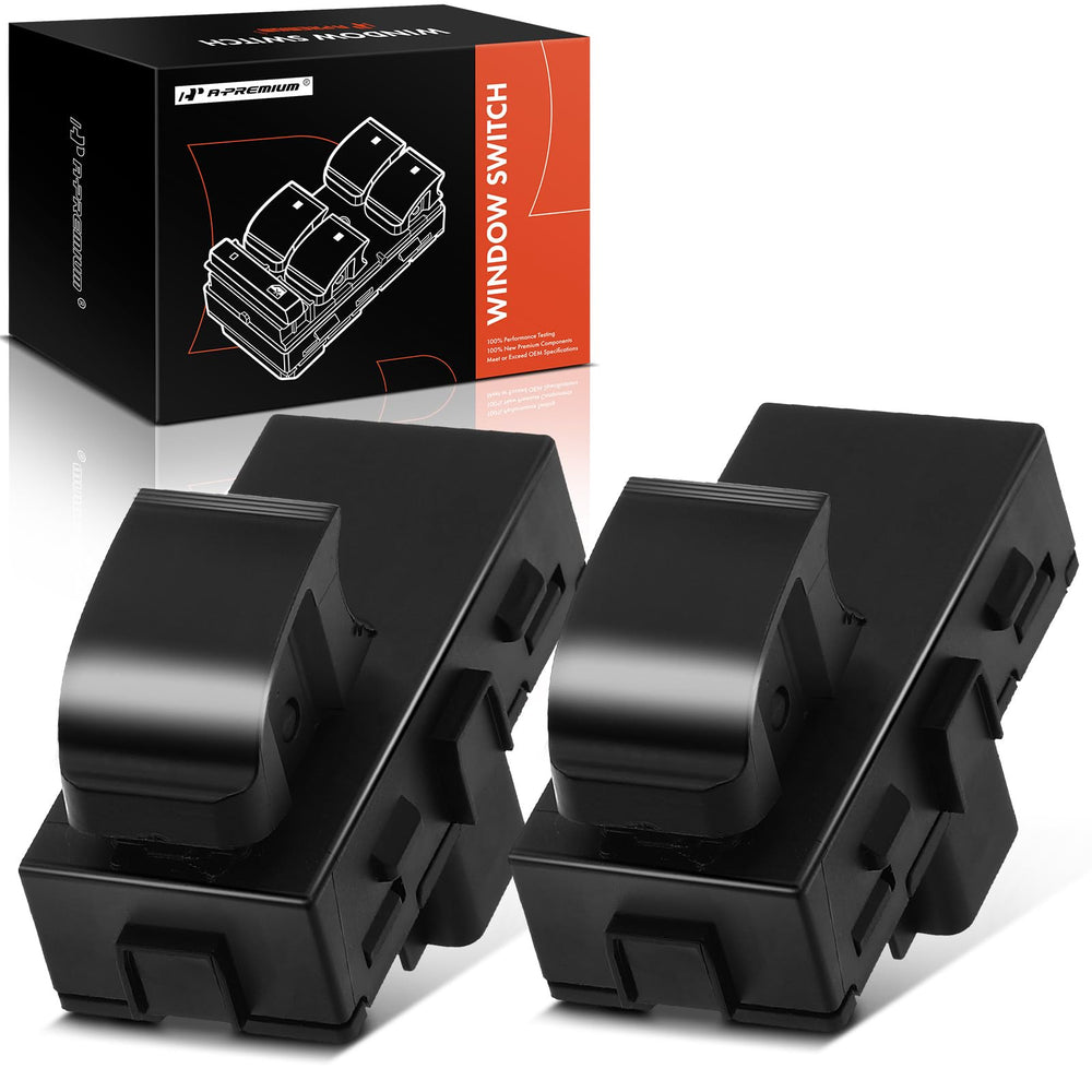 A-Premium rear-side 2pc window switch left view for reliable door control.