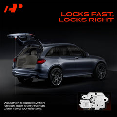 A-Premium rear tailgate lock actuator demonstrates durable mechanism.