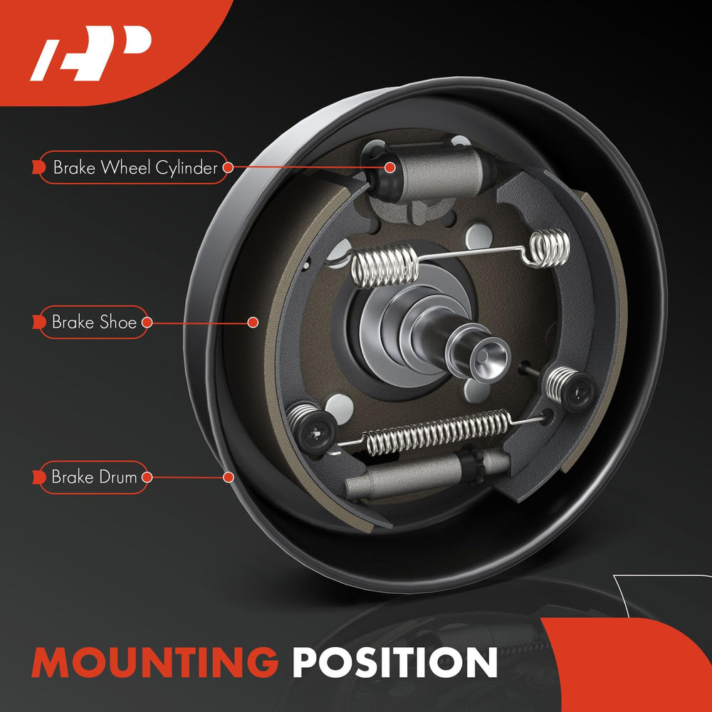 A-Premium rear wheel cylinder for Honda Civic Hybrid demonstrates even brake distribution