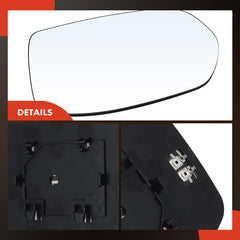 A-Premium replacement mirror glass with backing plate delivers direct fit for HR-V.