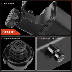 A-Premium compact overflow tank for BMW 3.0L engines with correct mounting