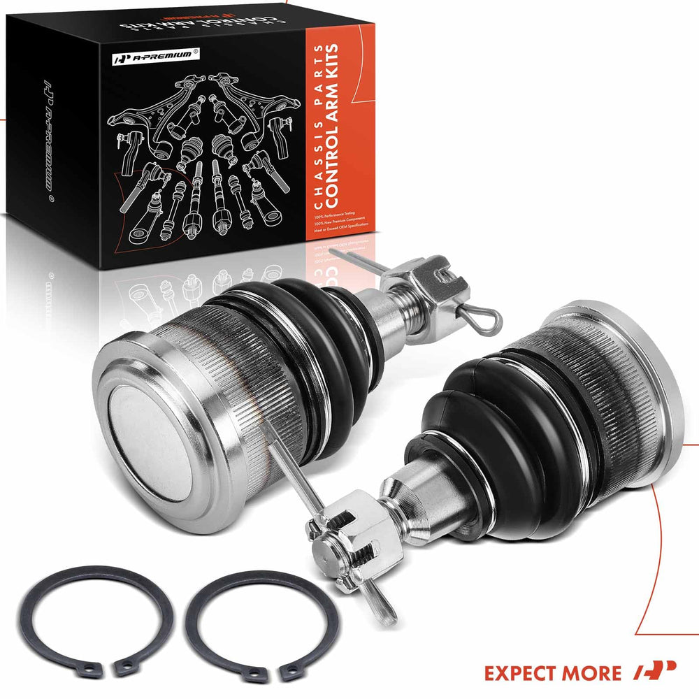 A-Premium ball joint set aids steady steering during daily driving
