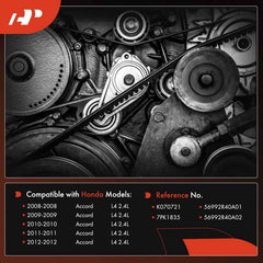 A-Premium serpentine belt 7PK1835 compatibility for reliable engine drive