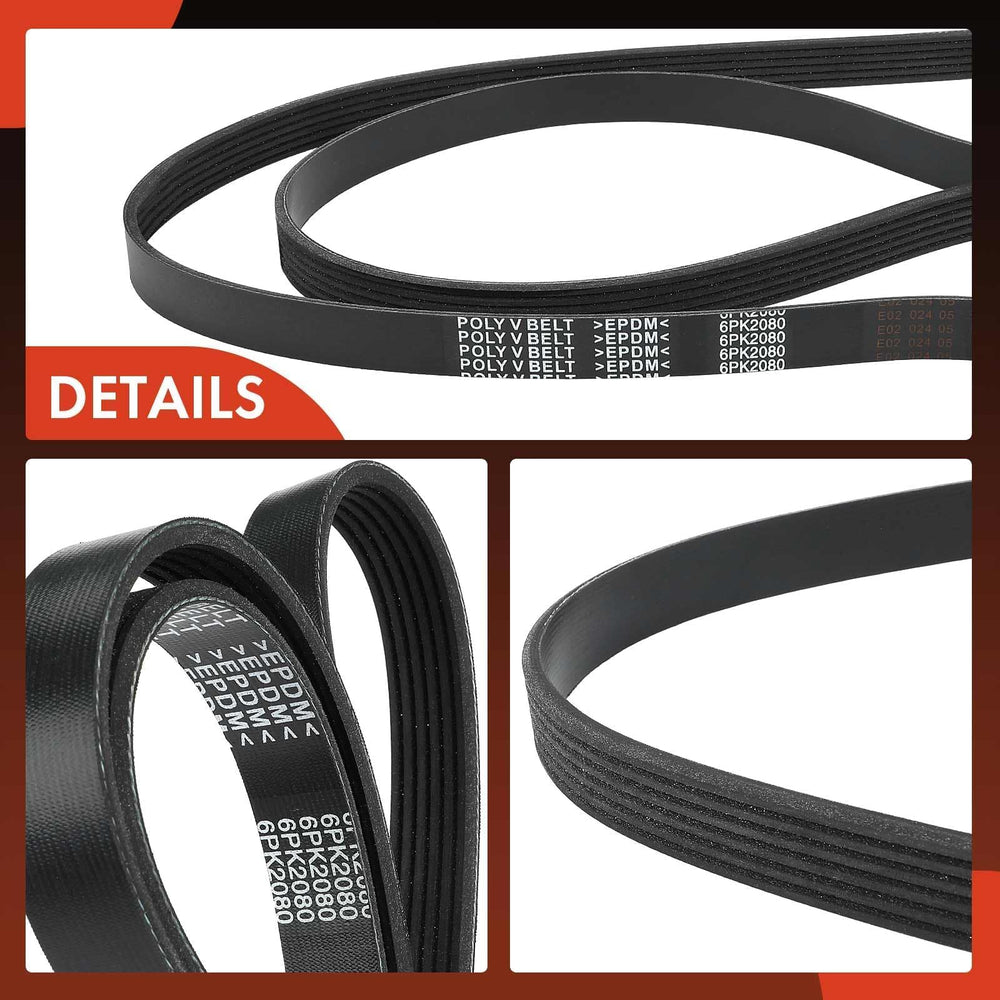 A-Premium belt label; compatible with key Ford and GM lines