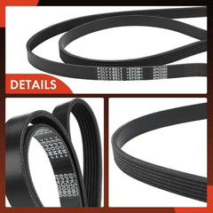 A-Premium belt label; compatible with key Ford and GM lines