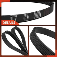 A-Premium belt polyester cord close-up indicating reinforced construction