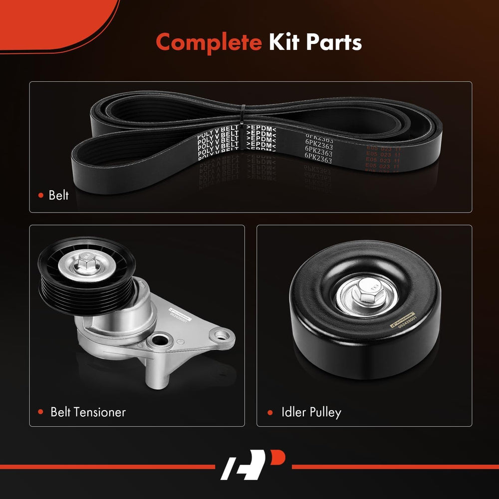 A-Premium components laid out clearly for quick assembly.