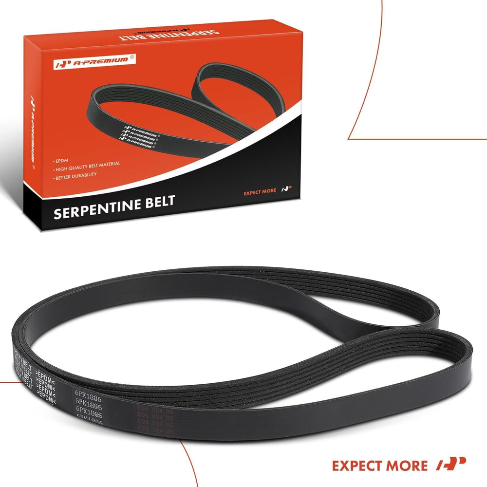 A-Premium belt includes one-year unlimited mileage guarantee for peace of mind.