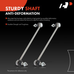 Close up of A-Premium aluminum shaft stabilizer link showing durability