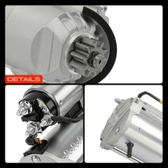 A-Premium starter motor installed in engine bay showing fitment