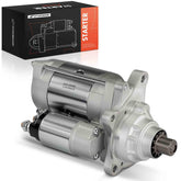 APremium starter motor front view for easy Ford fitment