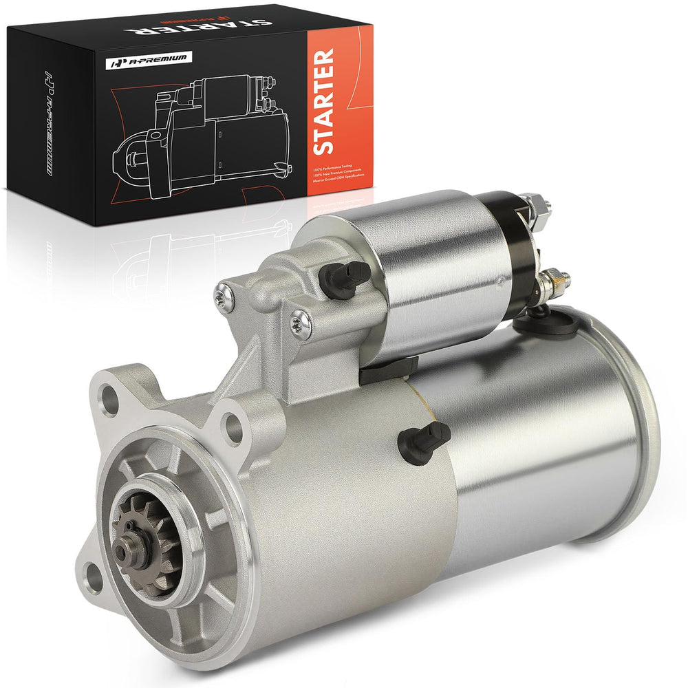 A-Premium starter motor front view for Ford and Lincoln fitment highlighting rugged reliability