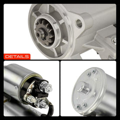A-Premium starter motor installed-fitment image demonstrates broad Ford Lincoln compatibility
