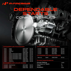 A-Premium starter motor side view showing compact design for easy fit