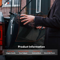A-Premium tailgate handle bezel assembly for direct replacement and easy installation.