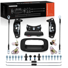 A-Premium tailgate rebuild kit with full hardware for Chevrolet Silverado and GMC Sierra repairs