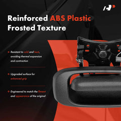 A-Premium tailgate handle rod clips help secure correct operation.