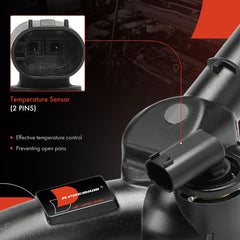 A-Premium thermostat housing for Chevrolet Trax 1.4L with sensor helps even heat distribution