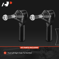 A-Premium tie rod end packaged with mounting components