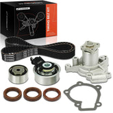 A-Premium timing belt kit with water pump for Hyundai Elantra front view, reliable timing