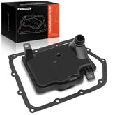 A-Premium transmission filter and pan gasket closeup showing debris filtration