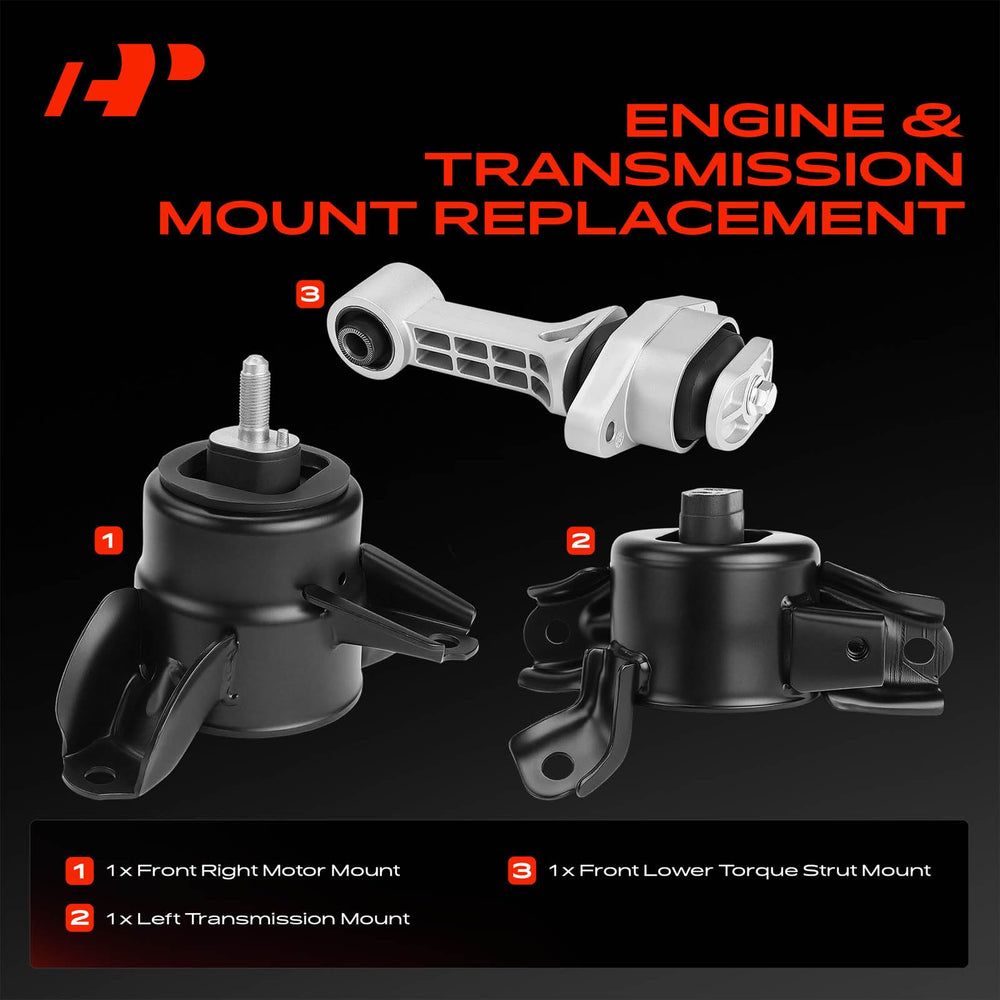 A-Premium transmission mount left for Hyundai Elantra improves gear stability