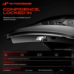 A-Premium trunk latch for Avalon 2013-2018 supports secure rear trunk operation.