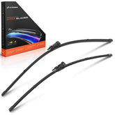 A-Premium 26-inch left blade in action for rain visibility.
