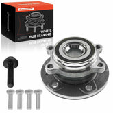 A-Premium wheel bearing and hub front side fitment improves steering stability