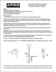 APSG compatibility guide for Mercedes 722.6 transmissions.