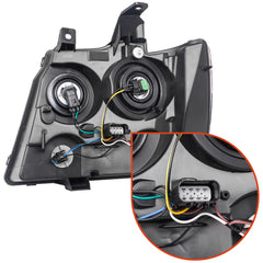 Passenger-side APSVE Tahoe 2007–2013 headlight for easy replacement