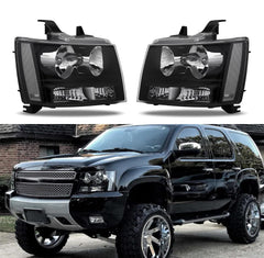 APSVE headlight assembly for Suburban 1500 2007–2014 with durable reflectors and precise beam