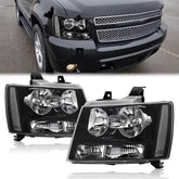 APSVE Tahoe front left headlight with clear reflector for better night visibility