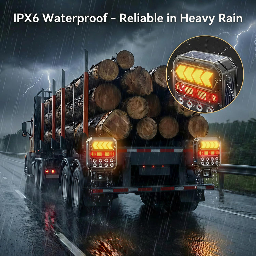 Apunga IPX6 waterproof housing withstands rain and dust.