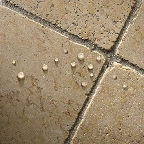 Water beading test on surface after applying Aqua Mix Sealer's Choice Gold