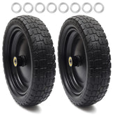 AR-PRO 13-inch flat-free tire and wheel front view for smooth cart performance