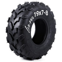 AR-PRO 19x7-8 tire side view highlighting rugged all-terrain suitability
