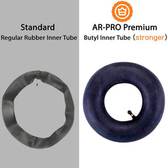 AR-PRO inner tube with TR87 bent valve stem for easy installation