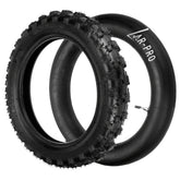 AR-PRO dirt bike tire 10-inch with knobby tread for off-road grip.